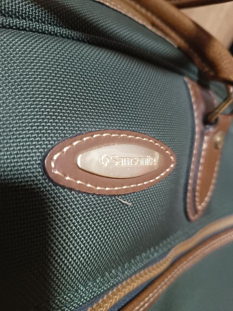 Samsonite 緑色 ボストンバッグ