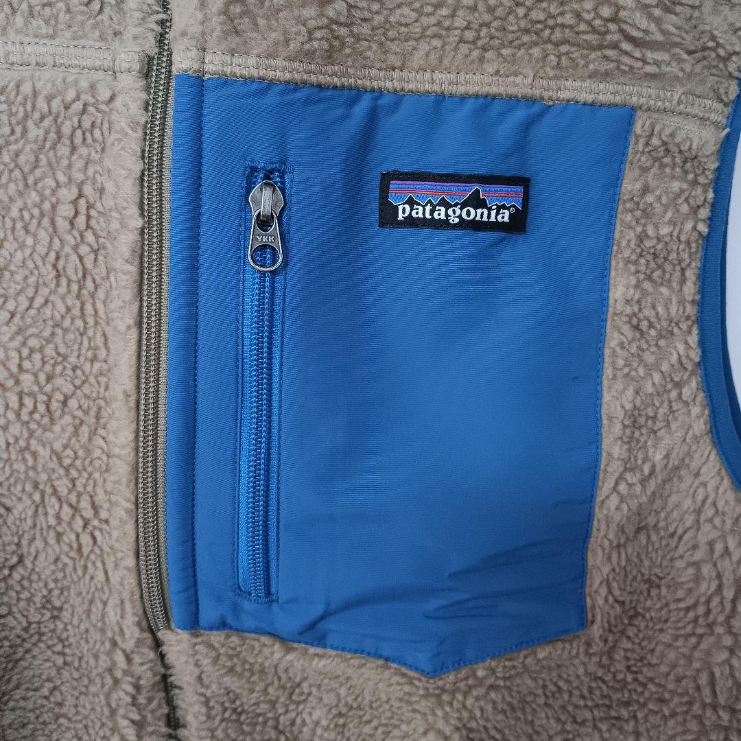 Patagonia フリース ベスト M ブラウン　レトロx