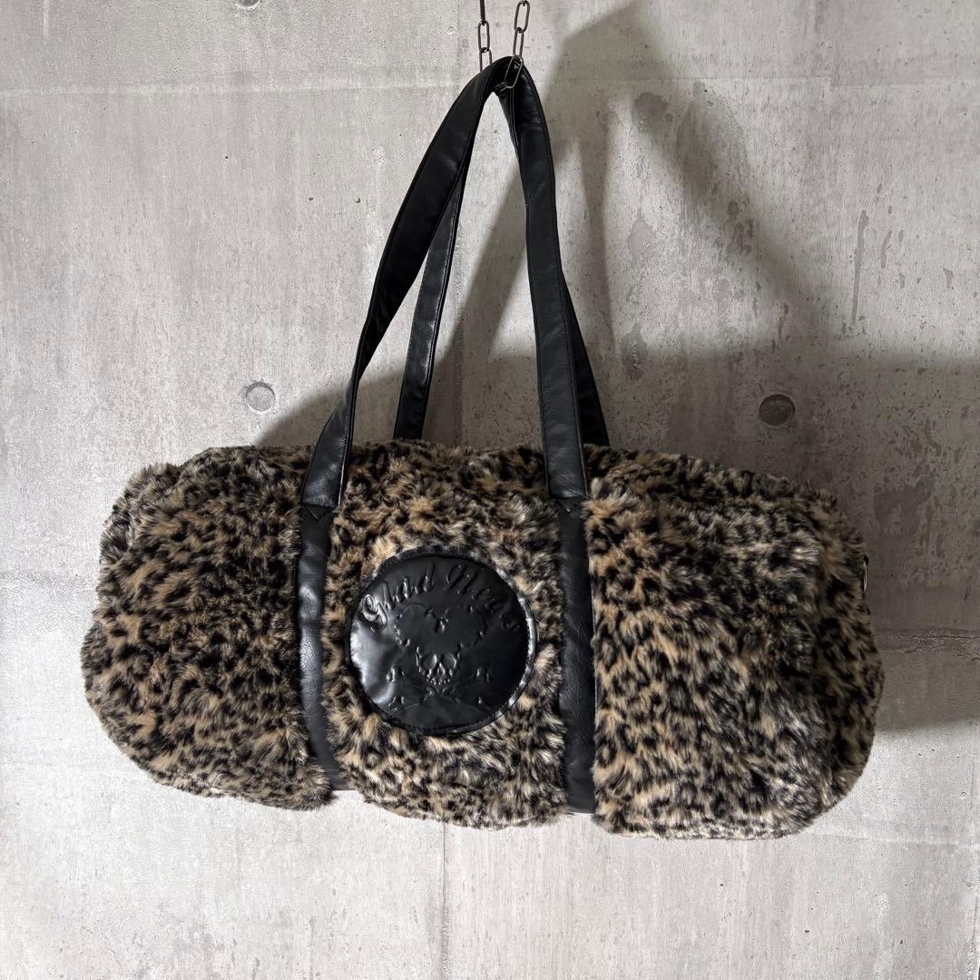 バッグ 00s GLAD NEWS leopard far bostonbag y2k