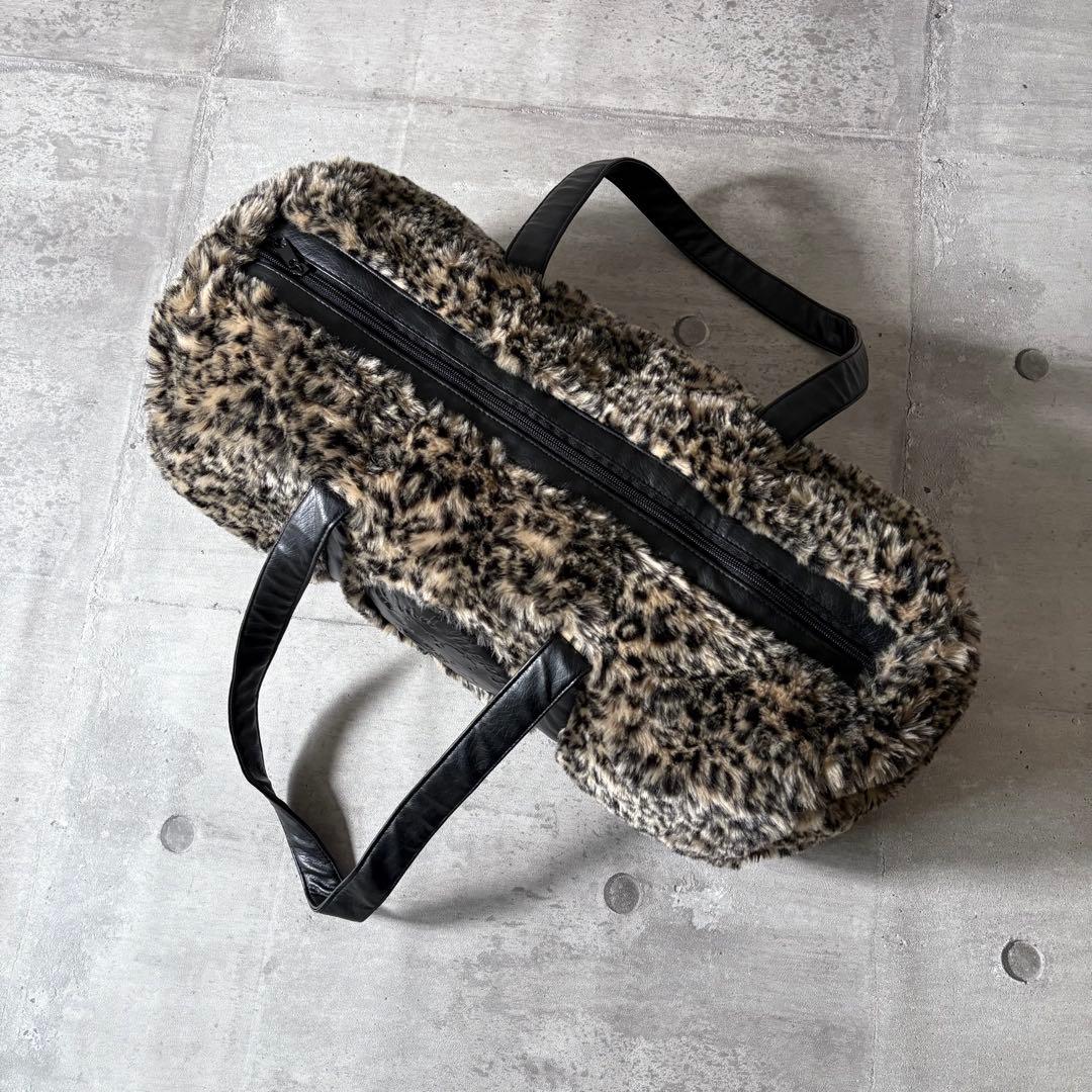 バッグ 00s GLAD NEWS leopard far bostonbag y2k