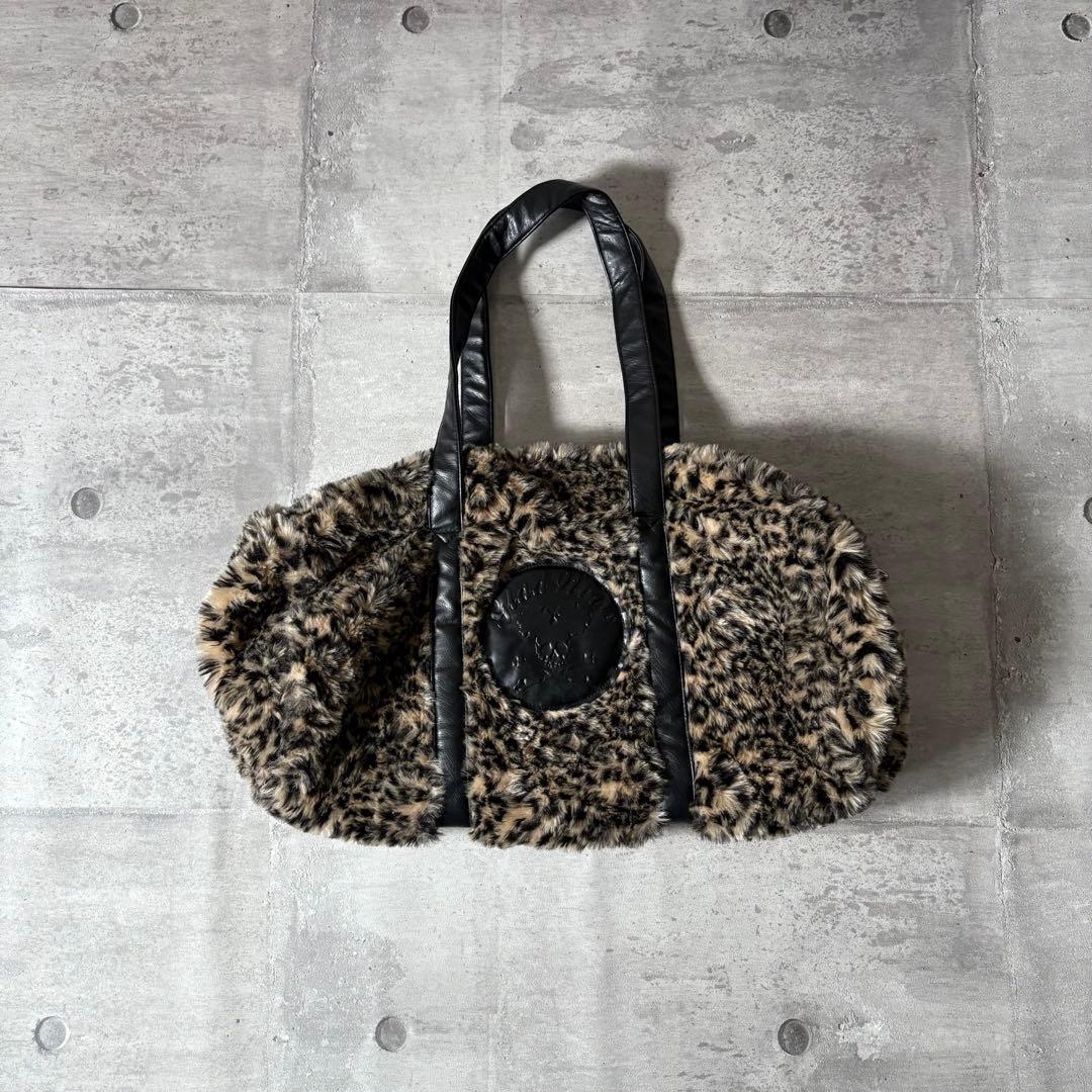 バッグ 00s GLAD NEWS leopard far bostonbag y2k