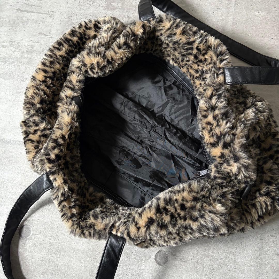 バッグ 00s GLAD NEWS leopard far bostonbag y2k