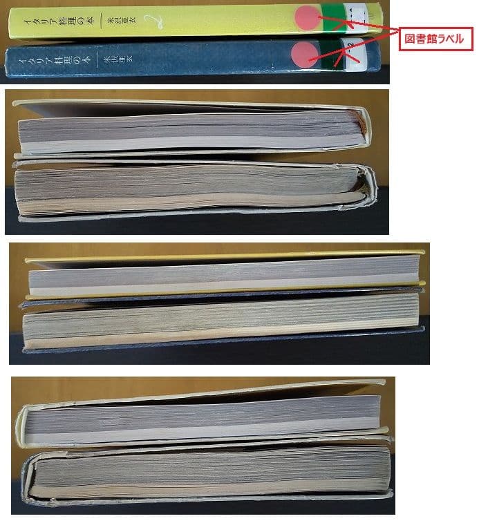 イタリア料理の本・イタリア料理の本2・2冊セット(米沢亜衣)※図書館リサイクル本