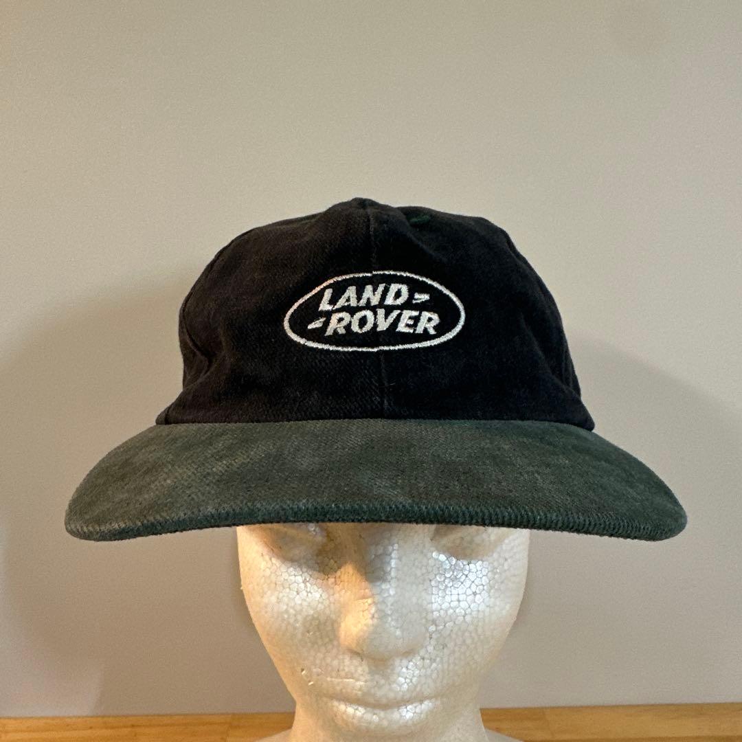 希少 USA製90s LAND ROVERヴィンテージ キャップ 企業ロゴ