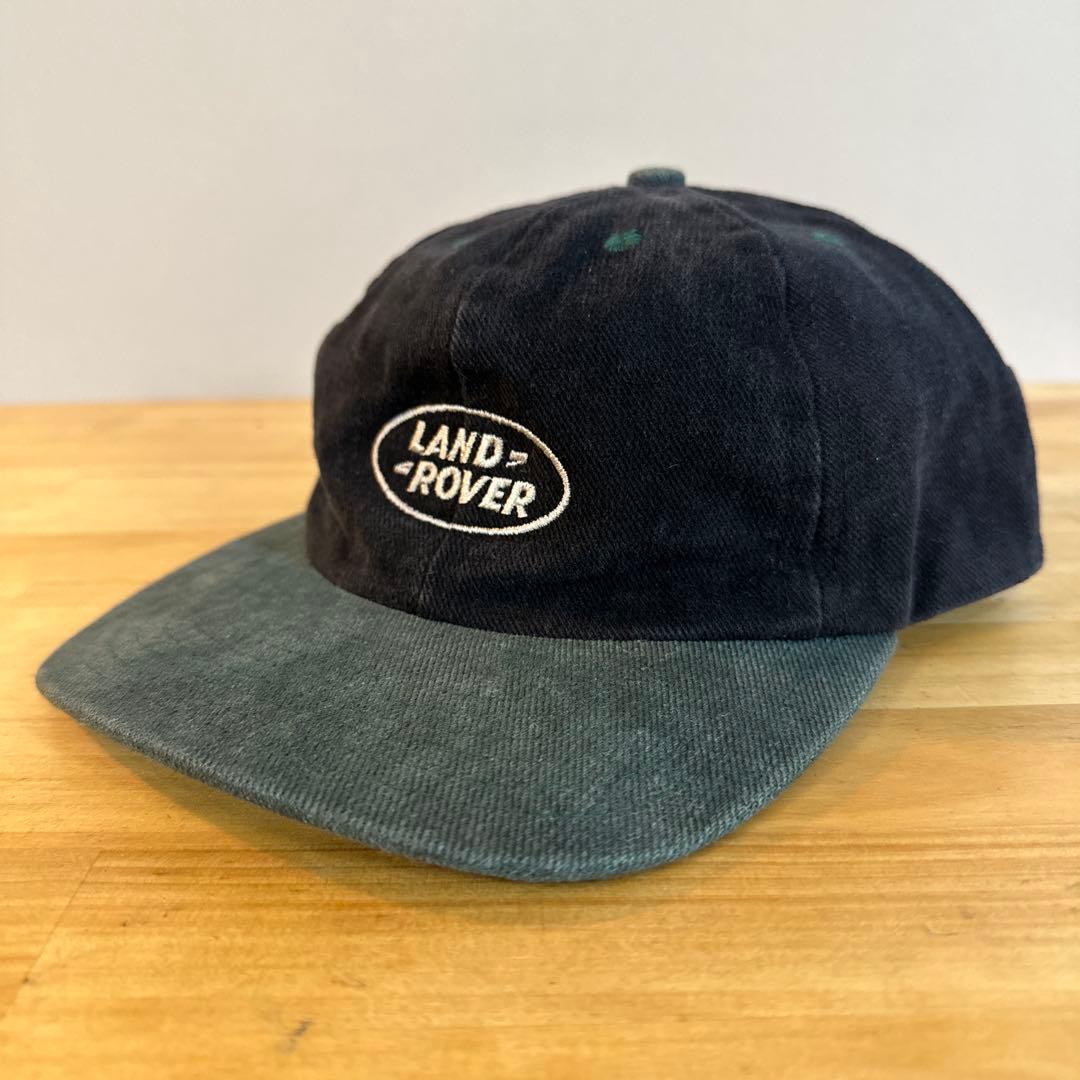 希少 USA製90s LAND ROVERヴィンテージ キャップ 企業ロゴ