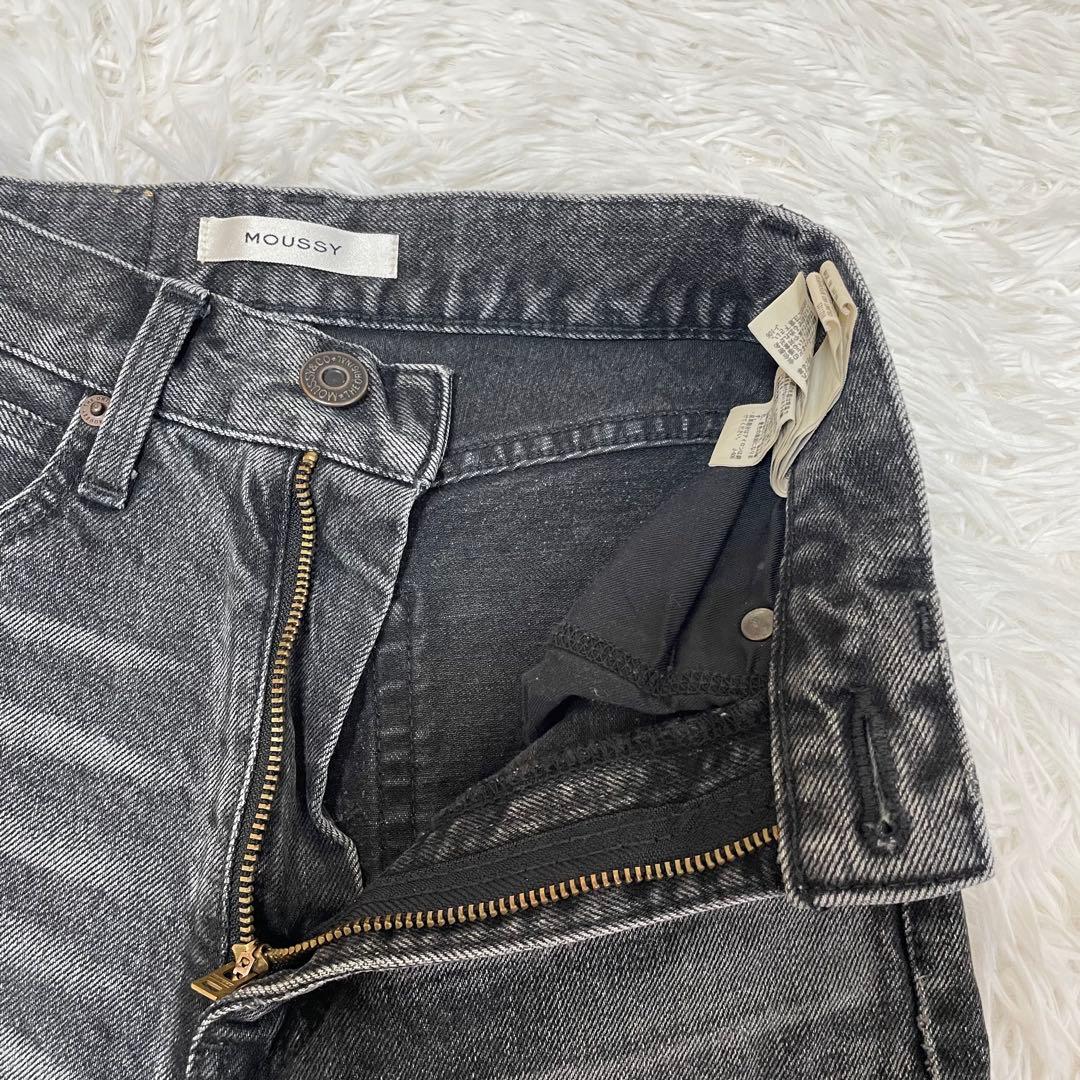 Moussy MVS フレアパンツ ブラック 23インチ