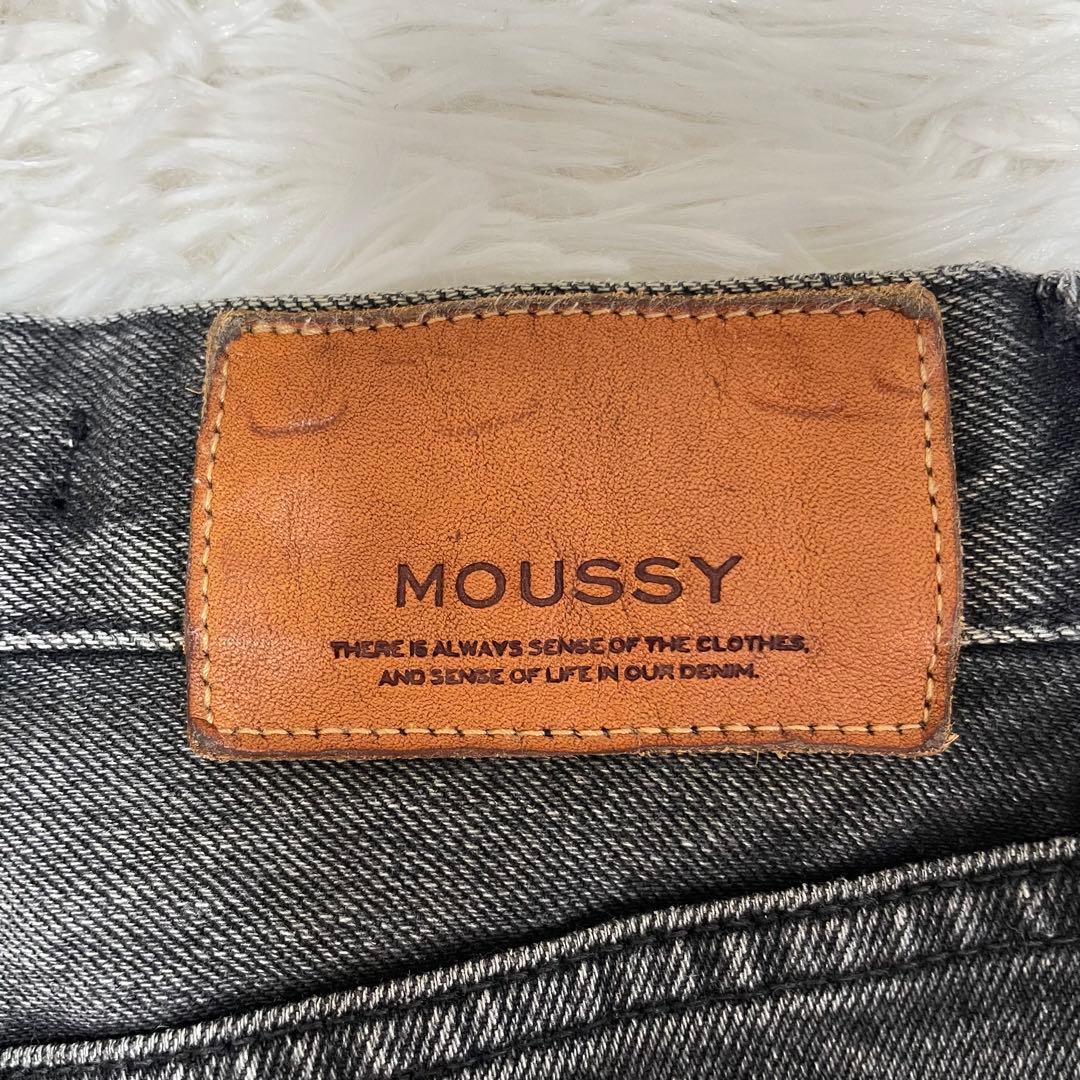 Moussy MVS フレアパンツ ブラック 23インチ