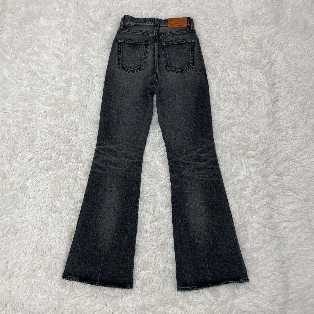 Moussy MVS フレアパンツ ブラック 23インチ