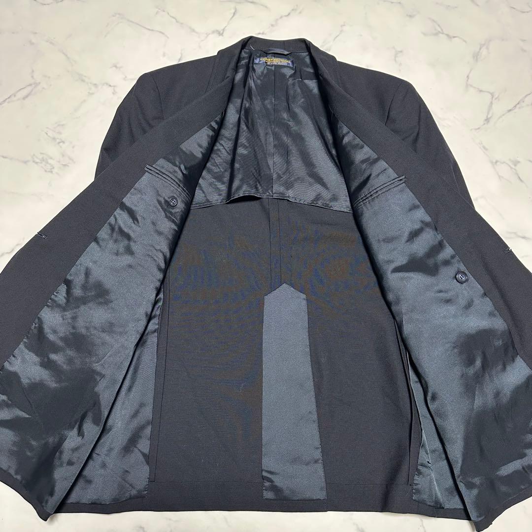 極美品　ブルックスブラザーズ　紺ブレザー　ダブルブレスト　金ボタン　AB7