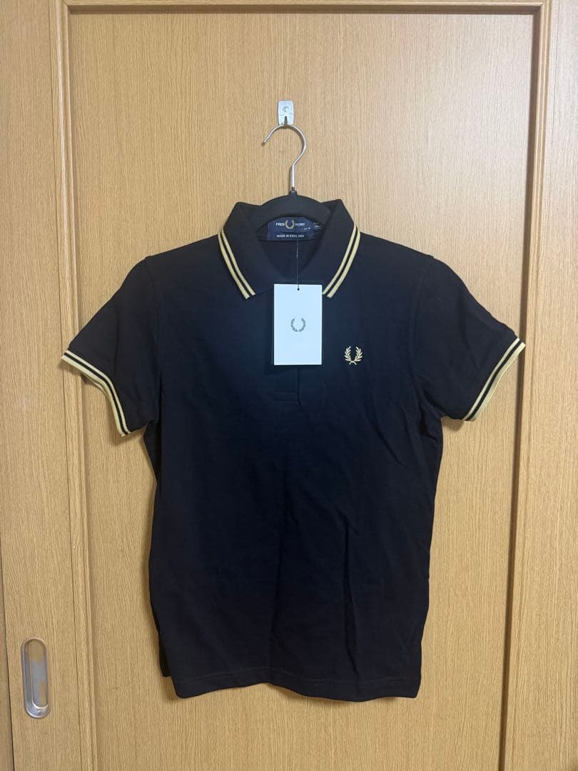 FRED PERRY ブラック ポロシャツ 半袖