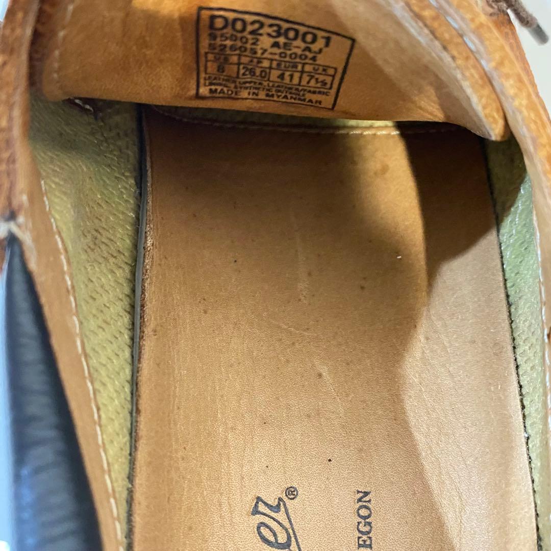 【美品】Danner デッキシューズ 26.0cm D023001 ブラウン