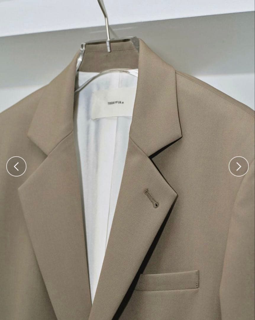 TODAYFUL Over Shoulder Jacket テーラードジャケット