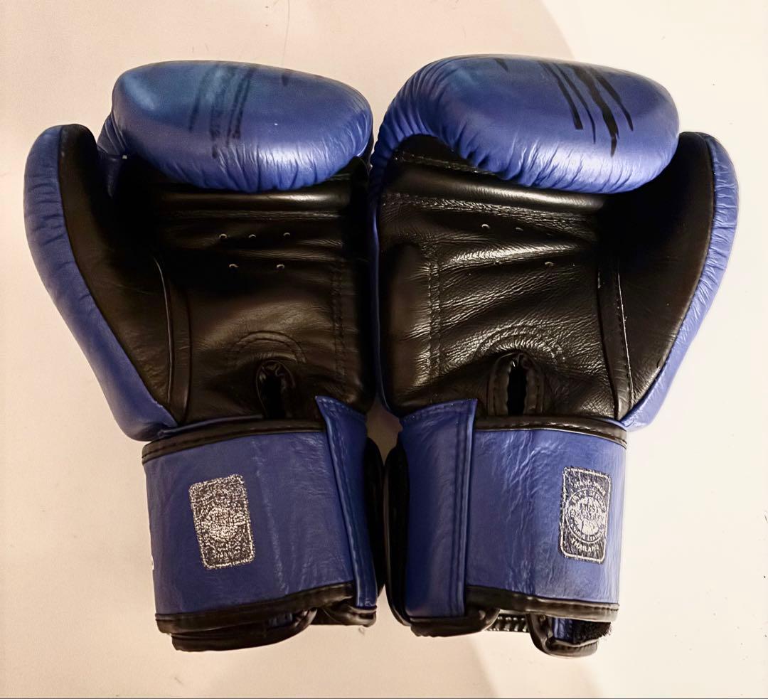 TWINS ボクシンググローブ 8oz 青