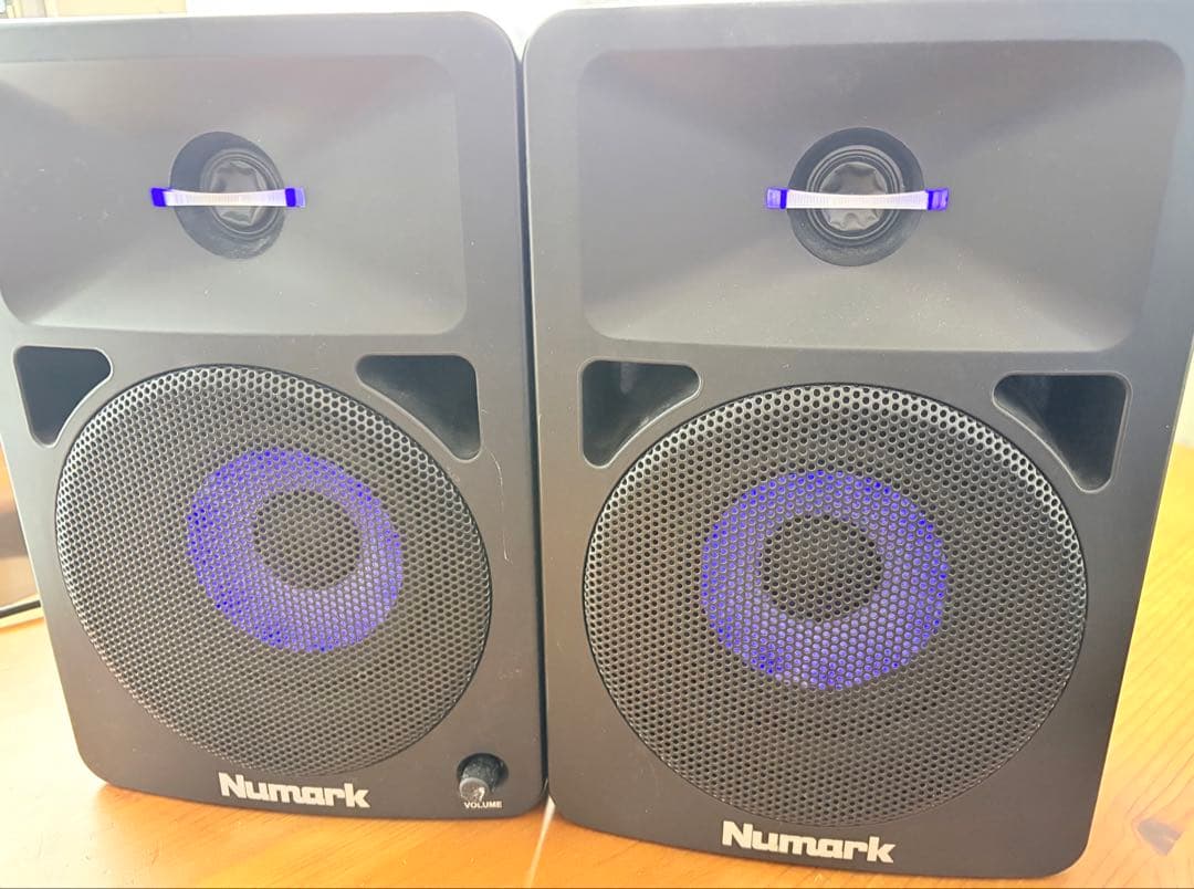 【中古】Numark N-WAVE580L モニタースピーカー　動作確認済 廃盤