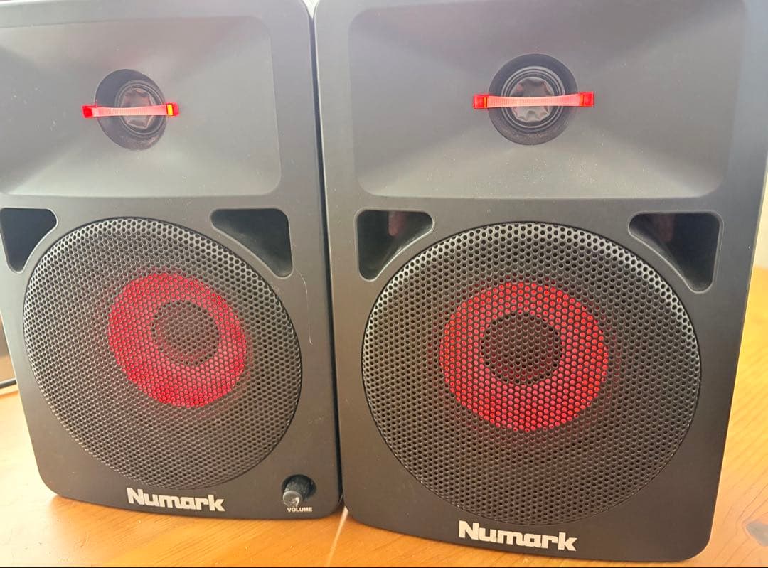 【中古】Numark N-WAVE580L モニタースピーカー　動作確認済 廃盤