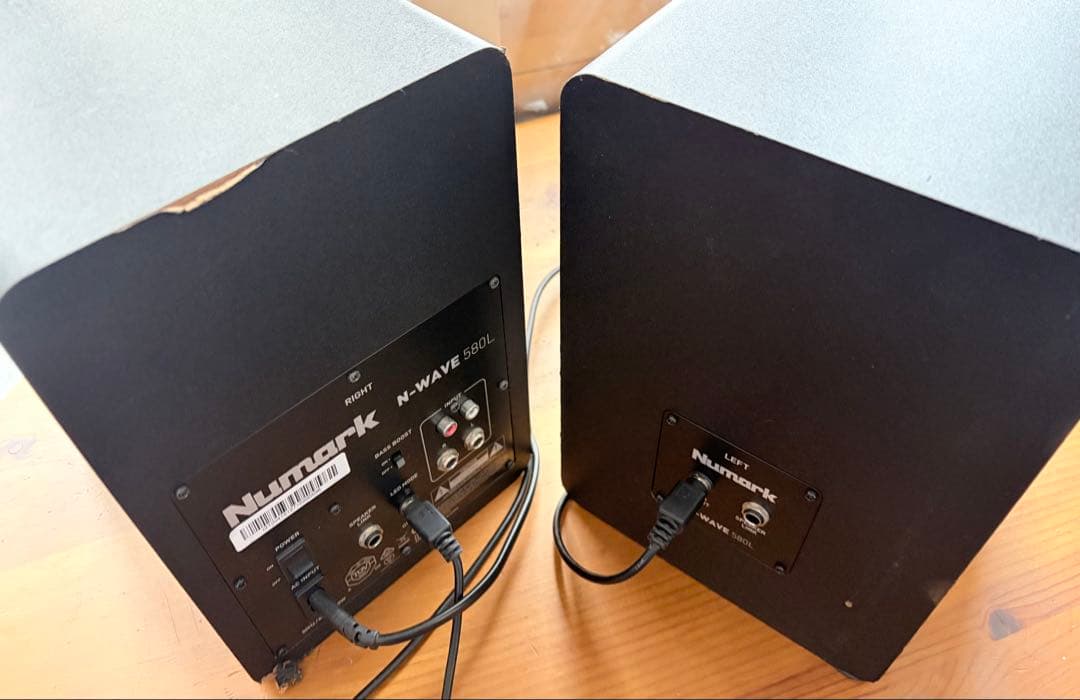 【中古】Numark N-WAVE580L モニタースピーカー　動作確認済 廃盤