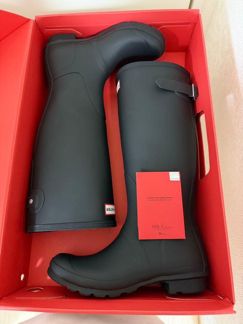 HUNTER Original Tall Bootブラック ロングブーツ