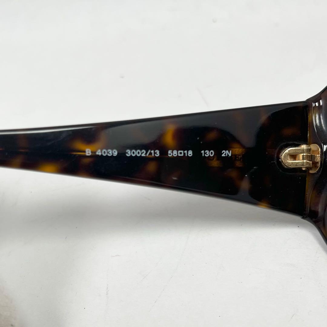 【未使用】バーバリー　サングラス　べっ甲　希少　ホース金具　新品同様　付属品完備