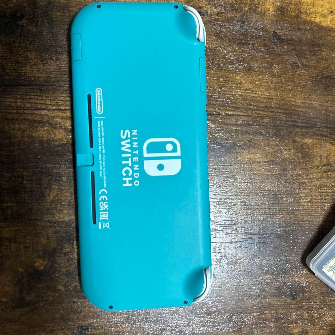 Nintendo switch lite ターコイズ 左ボタンゴムなし　スイッチ