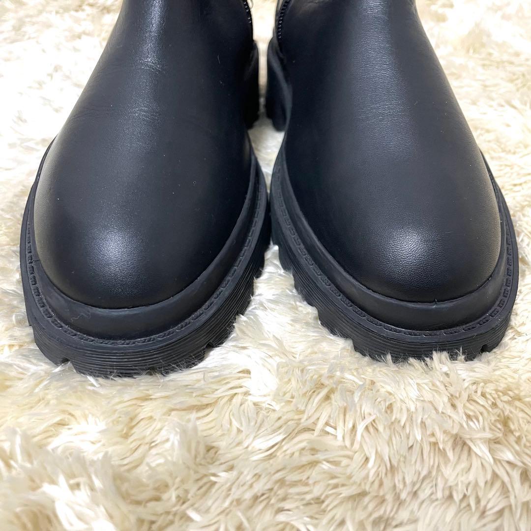 ランバン　オン　ブルー　LANVIN en Bleu サイドゴアブーツ　23cm