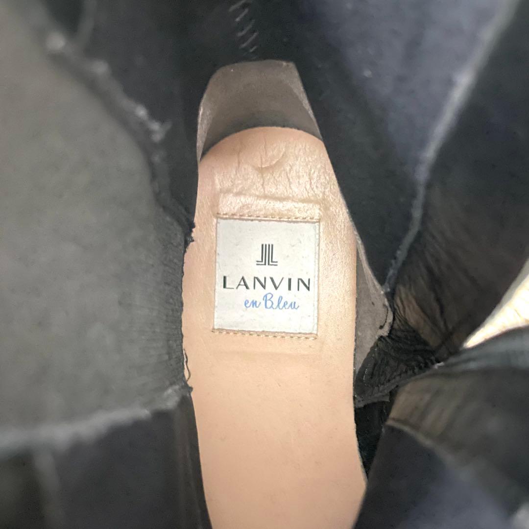 ランバン　オン　ブルー　LANVIN en Bleu サイドゴアブーツ　23cm