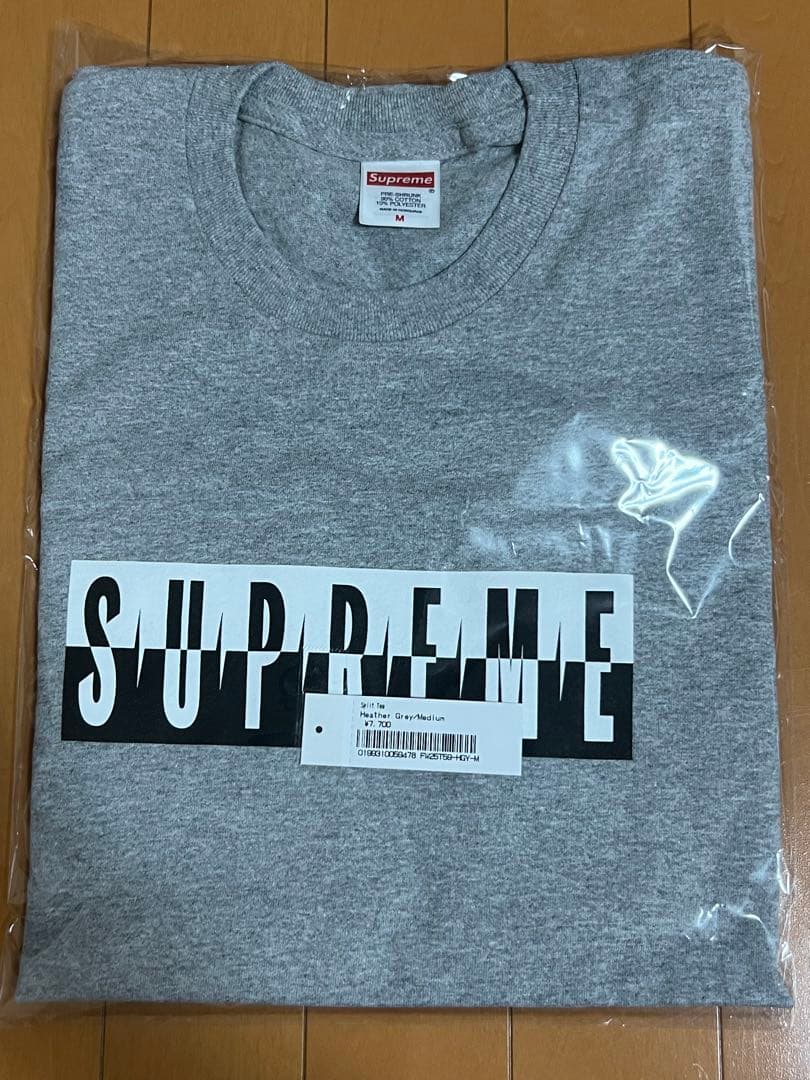 トップス Supreme Split Tee \"Hether Grey\" M