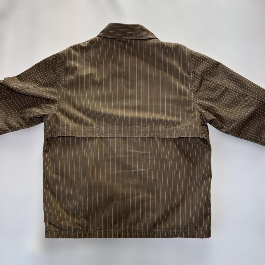 【レア】Carhartt ストライプ ドリズラージャケット　　ブラウン M