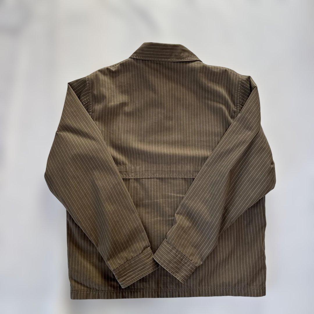 【レア】Carhartt ストライプ ドリズラージャケット　　ブラウン M