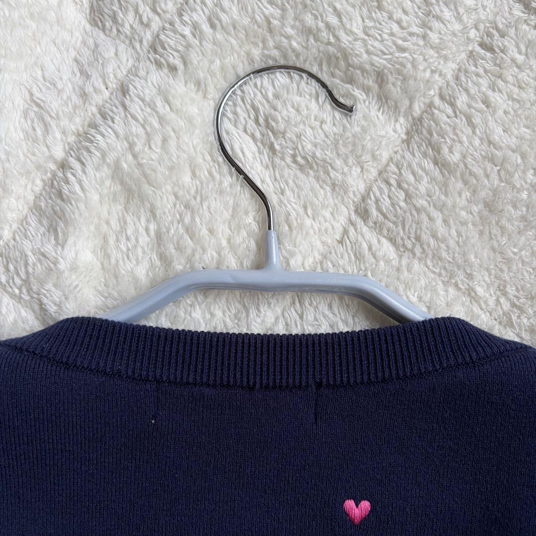 【美品】Apuweiser-riche ハート刺繍カーデプルオーバー M