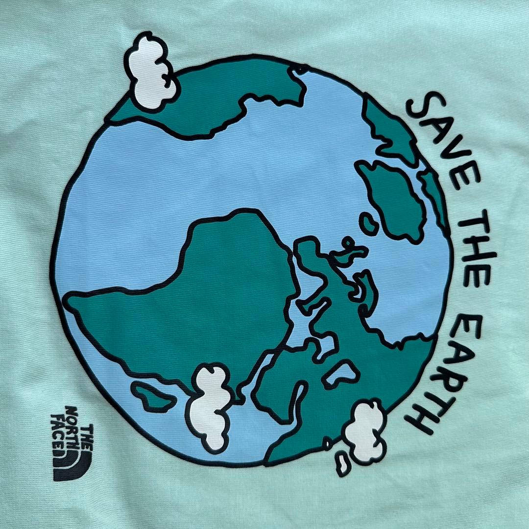 ノースフェイス　キッズ　160 セットアップ　グリーン　Tシャツ　ハーフパンツ