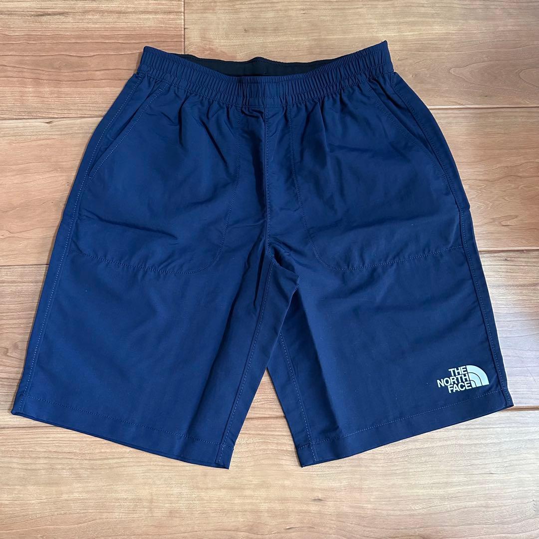 ノースフェイス　キッズ　160 セットアップ　グリーン　Tシャツ　ハーフパンツ