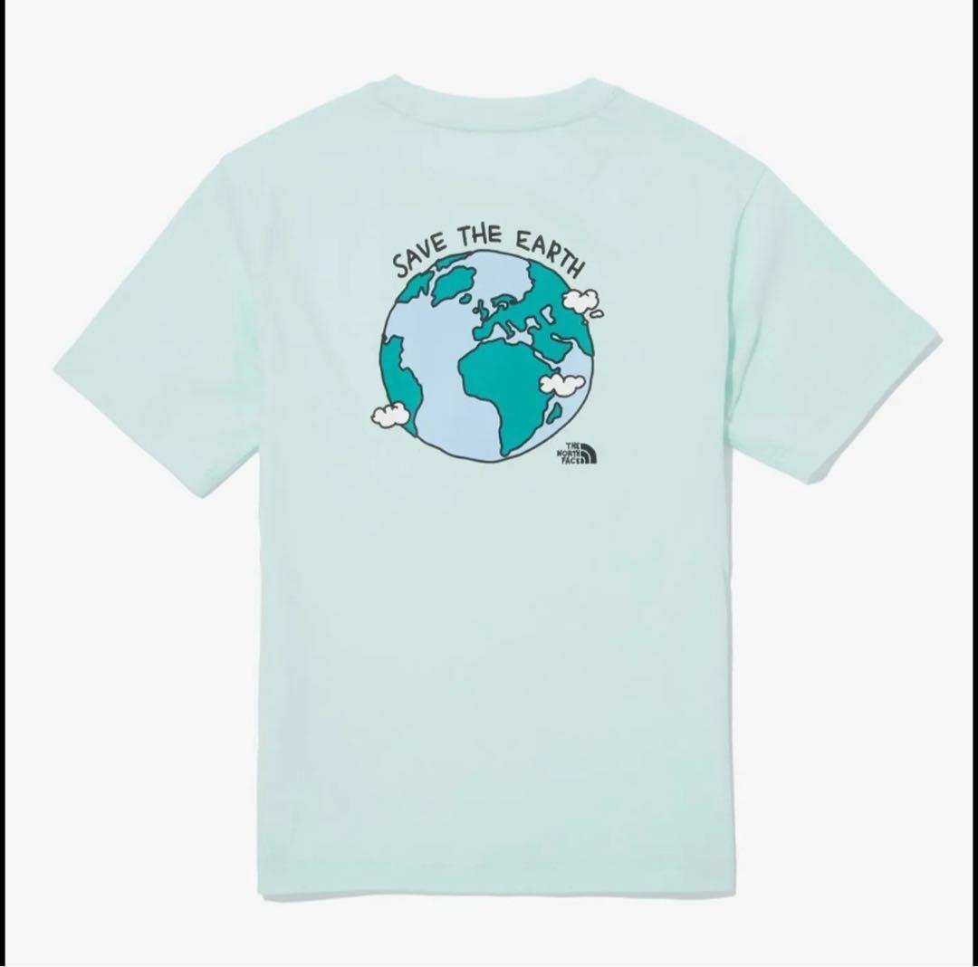 ノースフェイス　キッズ　160 セットアップ　グリーン　Tシャツ　ハーフパンツ
