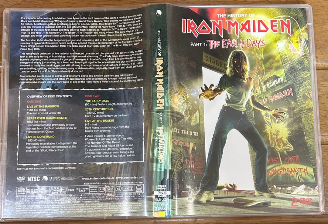 IRON MAIDENアイアンメイデン/DVD7枚組セット/ドラムスティック付き