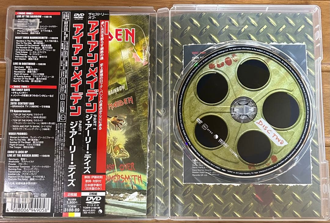 IRON MAIDENアイアンメイデン/DVD7枚組セット/ドラムスティック付き