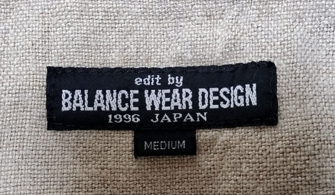 希少　BALANCE WEAR DESIGN　フーデッドプルオーバーリネンベスト