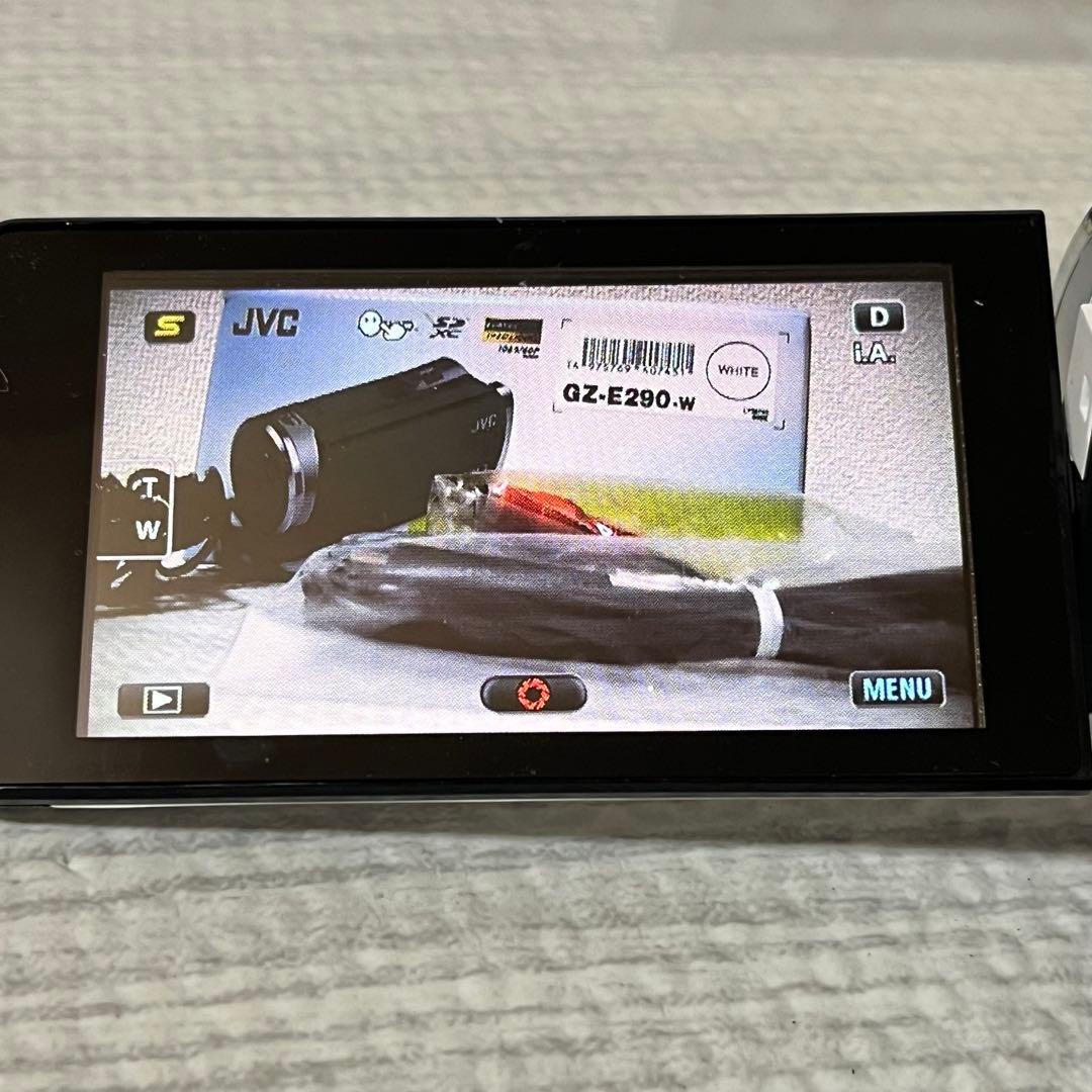 【ほぼ未使用】JVC Everio GZ-E290W ホワイト ビデオカメラ
