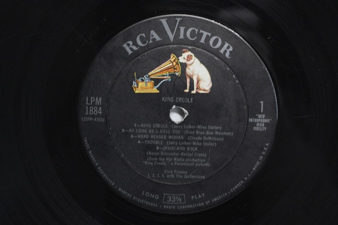 米LP Elvis Presley King Creole US盤 Mono
