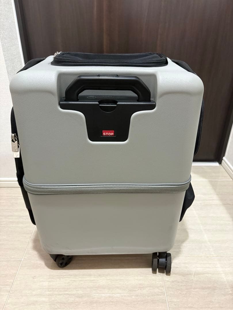 美品/ペットキャリー ペチコ M /サンドグレー