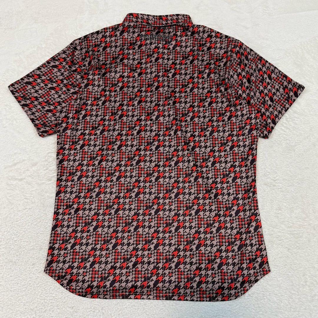 新品 size7 MASTER BUNNY シャツ 千鳥柄 洗える 大きいサイズ