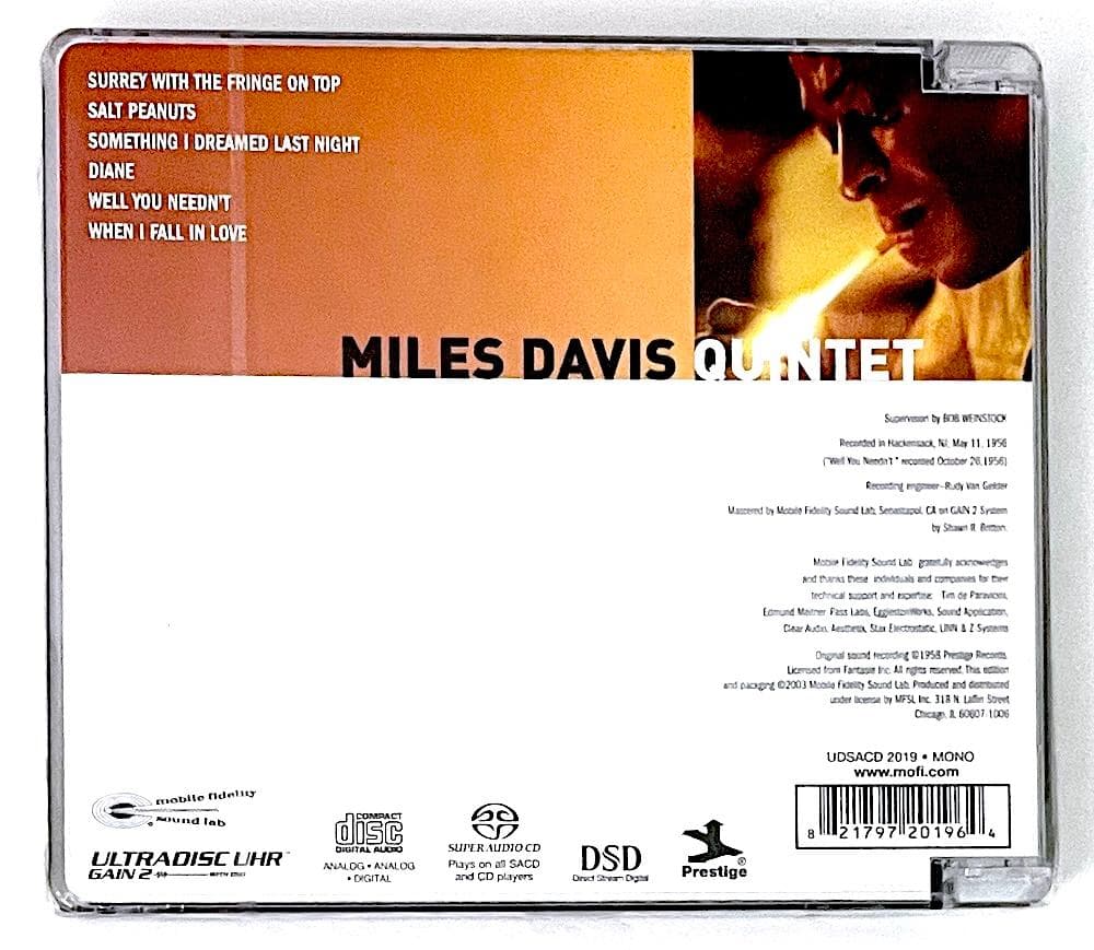 新品未開封 廃盤 MFSL SACD MILES DAVIS STEAMIN'