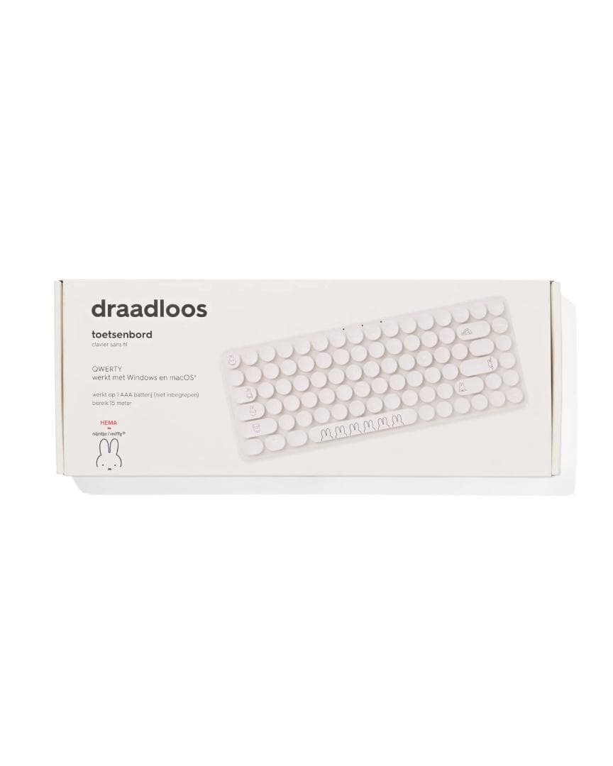 【日本未入荷】ミッフィー オランダ発 充電式コードレスキーボード｜新品・未開封