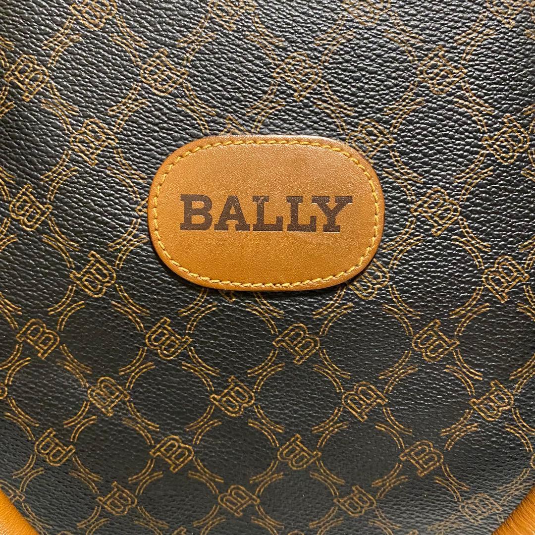 バリー BALLY ボストンバッグ ダークブラウン