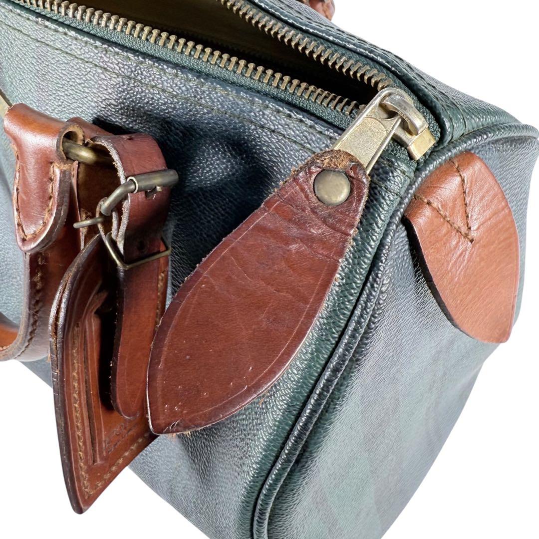 【美品】RALPH LAUREN ラルフローレン　チェック　ミニボストンバッグ