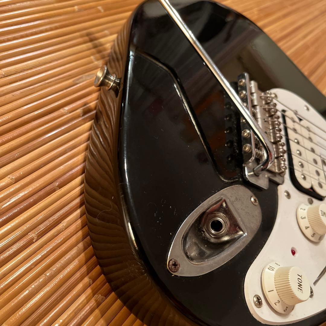 Fender Stratocaster ブラックエレキギター　ミニギター