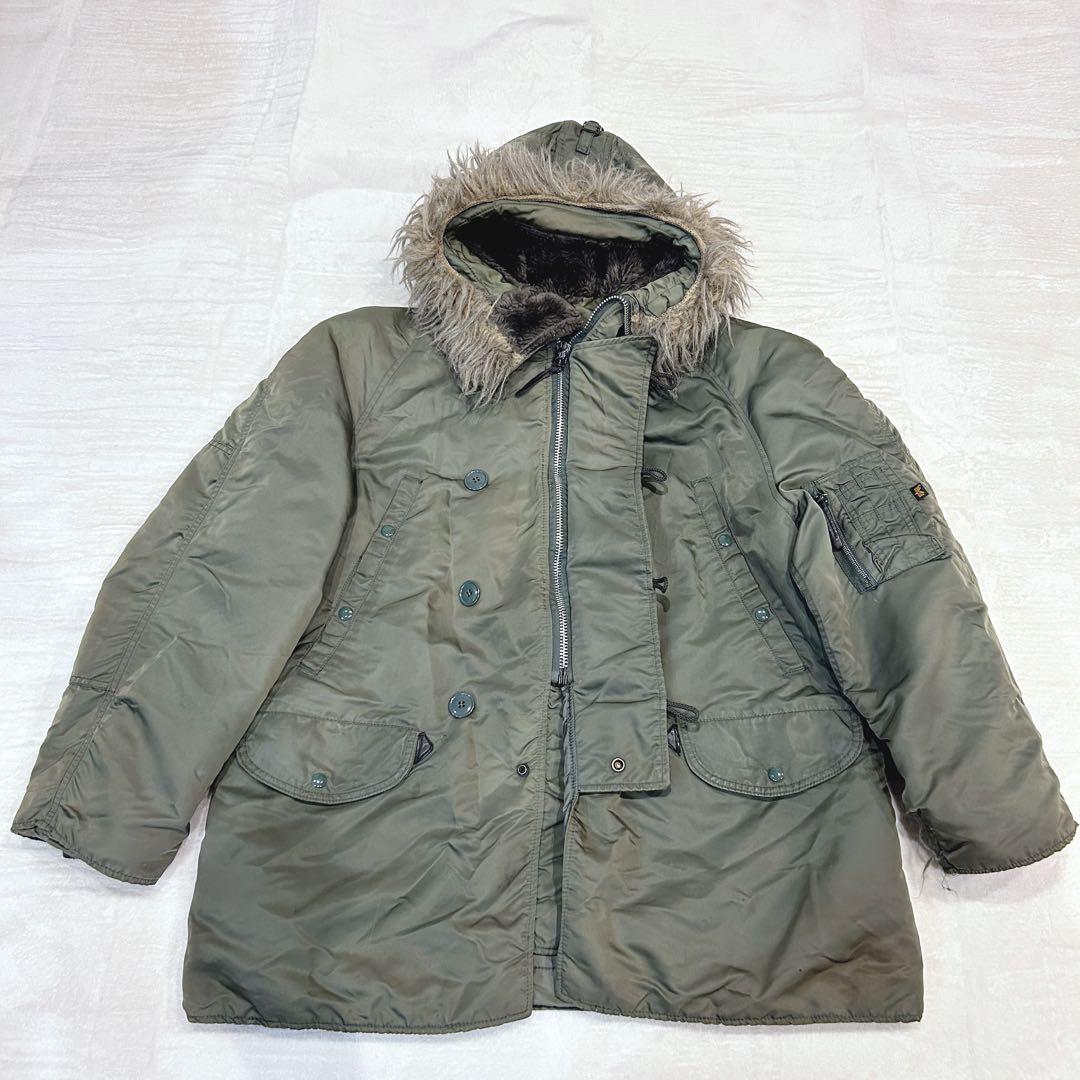 ALPHA INDUSTRIES N-3B フライトジャケット ミリタリー L