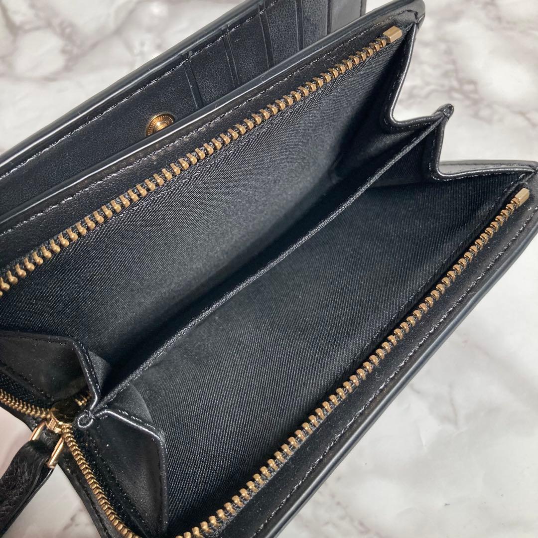 MARC JACOBS マークジェイコブス　　二つ折り財布　黒