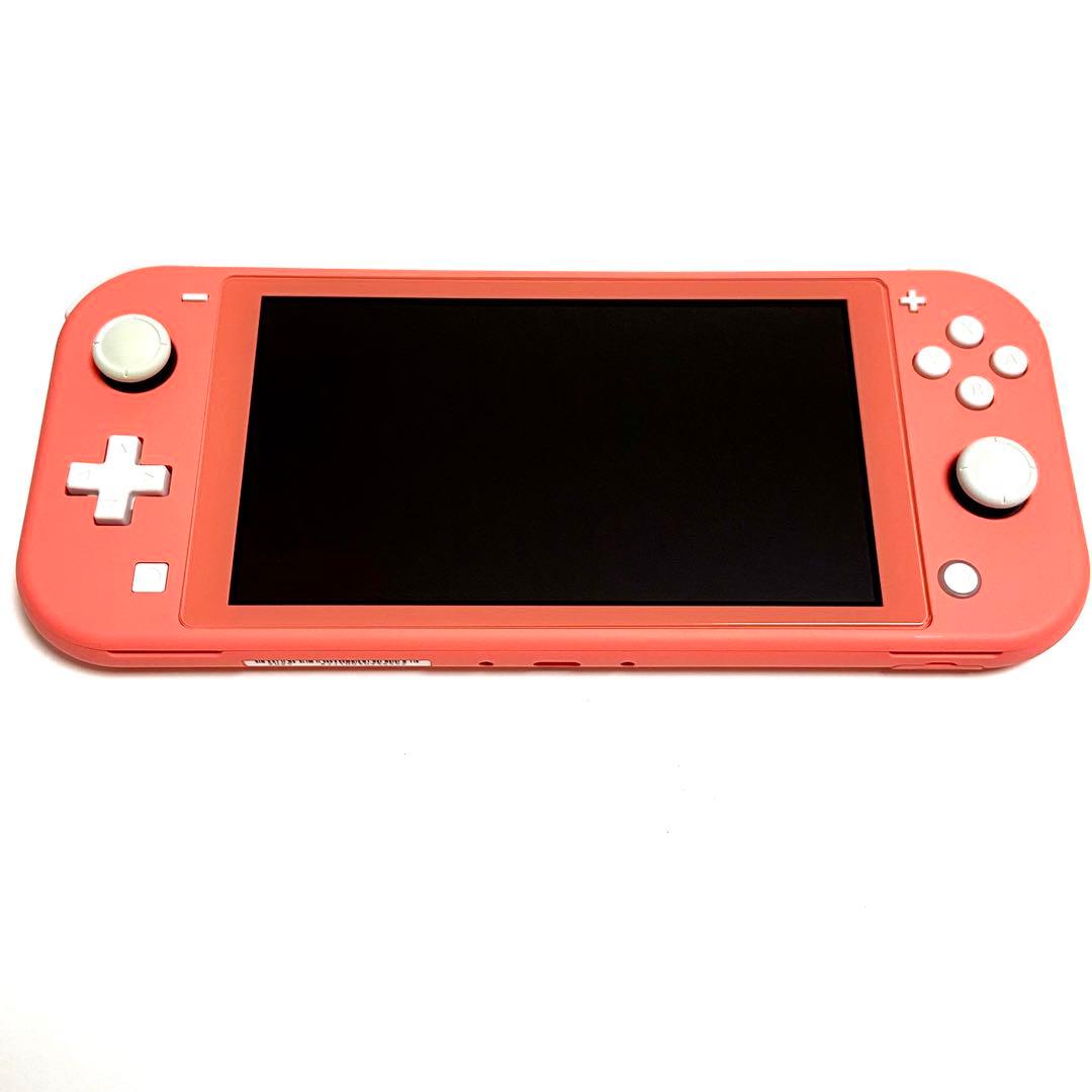 Switch Lite 本体 2025年製 コーラル 美品 外箱 付属品全てあり