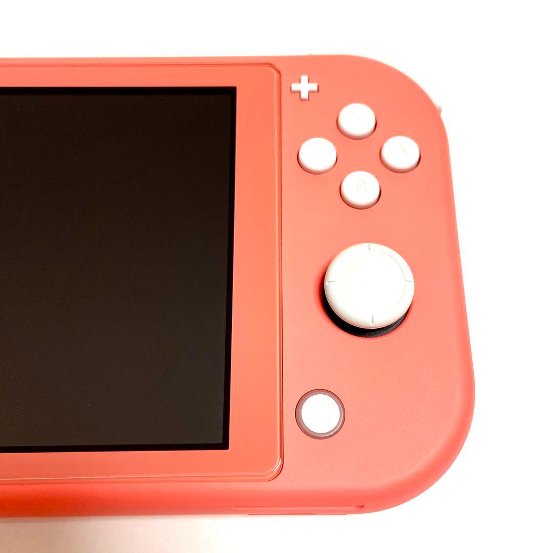 Switch Lite 本体 2025年製 コーラル 美品 外箱 付属品全てあり