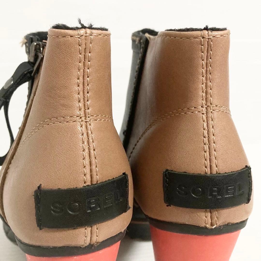 SOREL ソレル アンクル レインブーツ 25cm ヒール