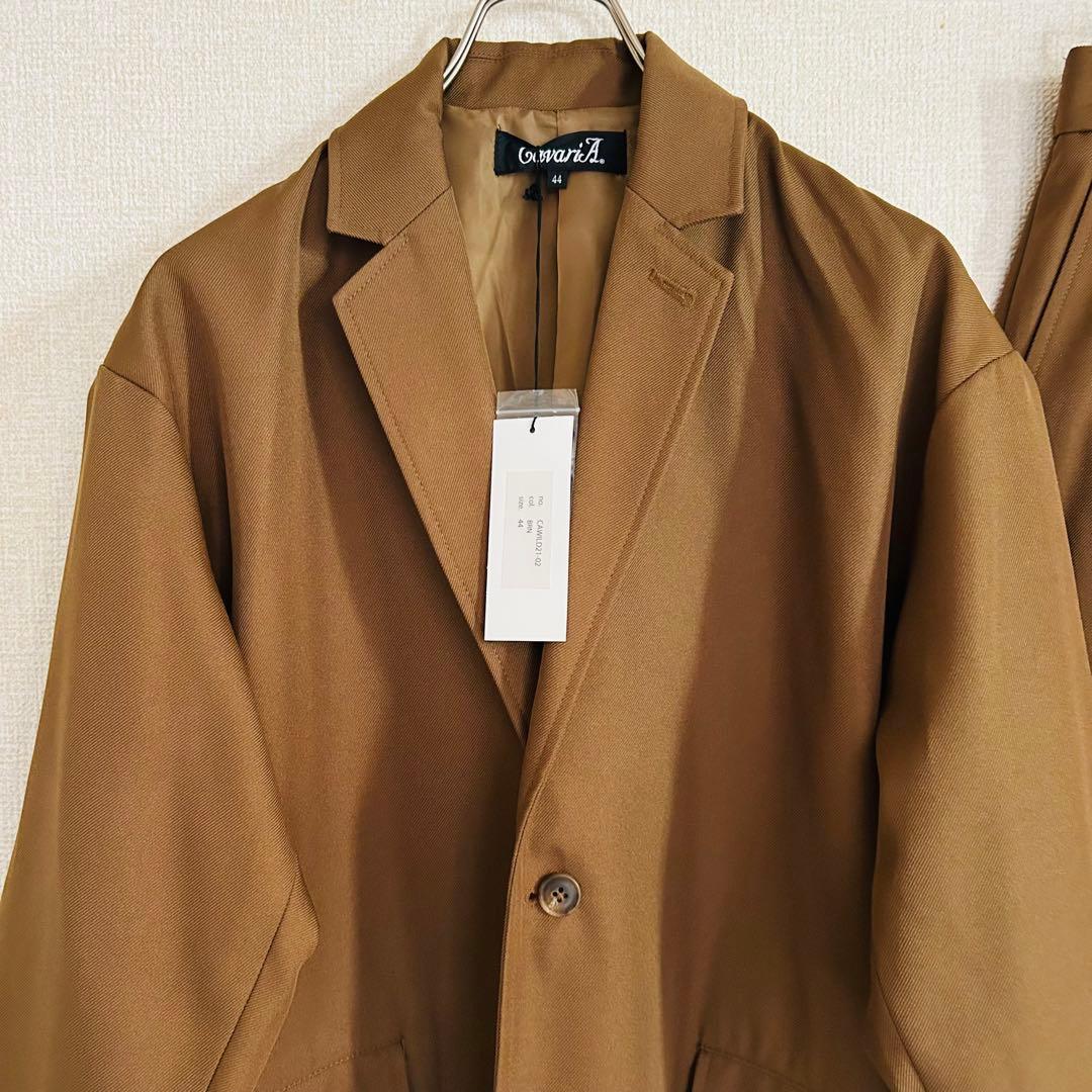 【未使用品】CavariA キャバリア セットアップ　スーツ　ブラウン　44